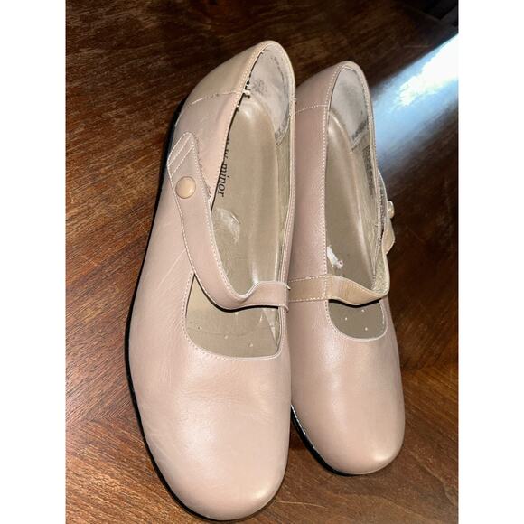 P.W. Minor Classic Minimalist Comfort 91718 Taupe Mary Janes Comfort Ortho Shoes - Picture 4 of 4